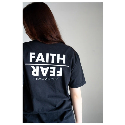 Chapters and Verses Garment Dyed Vintage Faith over Fear