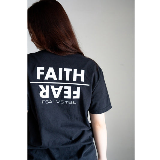 Chapters and Verses Garment Dyed Vintage Faith over Fear