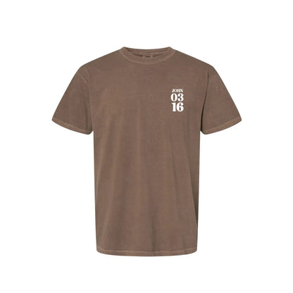 Chapters and Verses Garment Dyed Vintage John 3:16