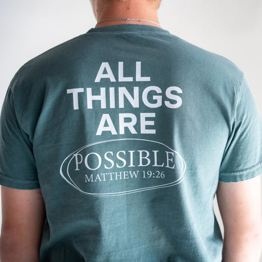 Chapters and Verses Garment Dyed Vintage All Things are Possible