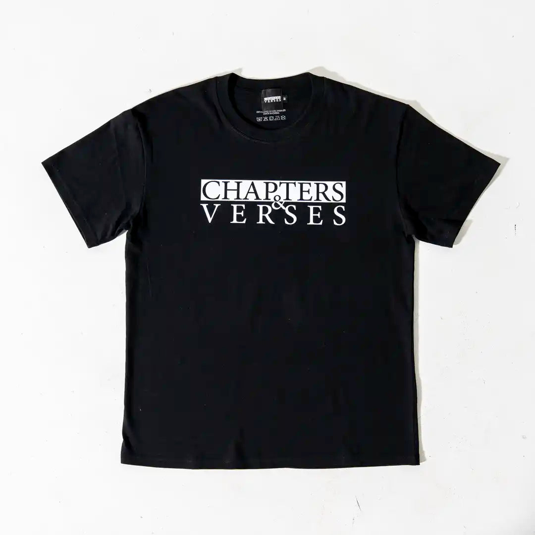 Chapters and Verses Pure Cotton Unisex T-Shirt Classic logo