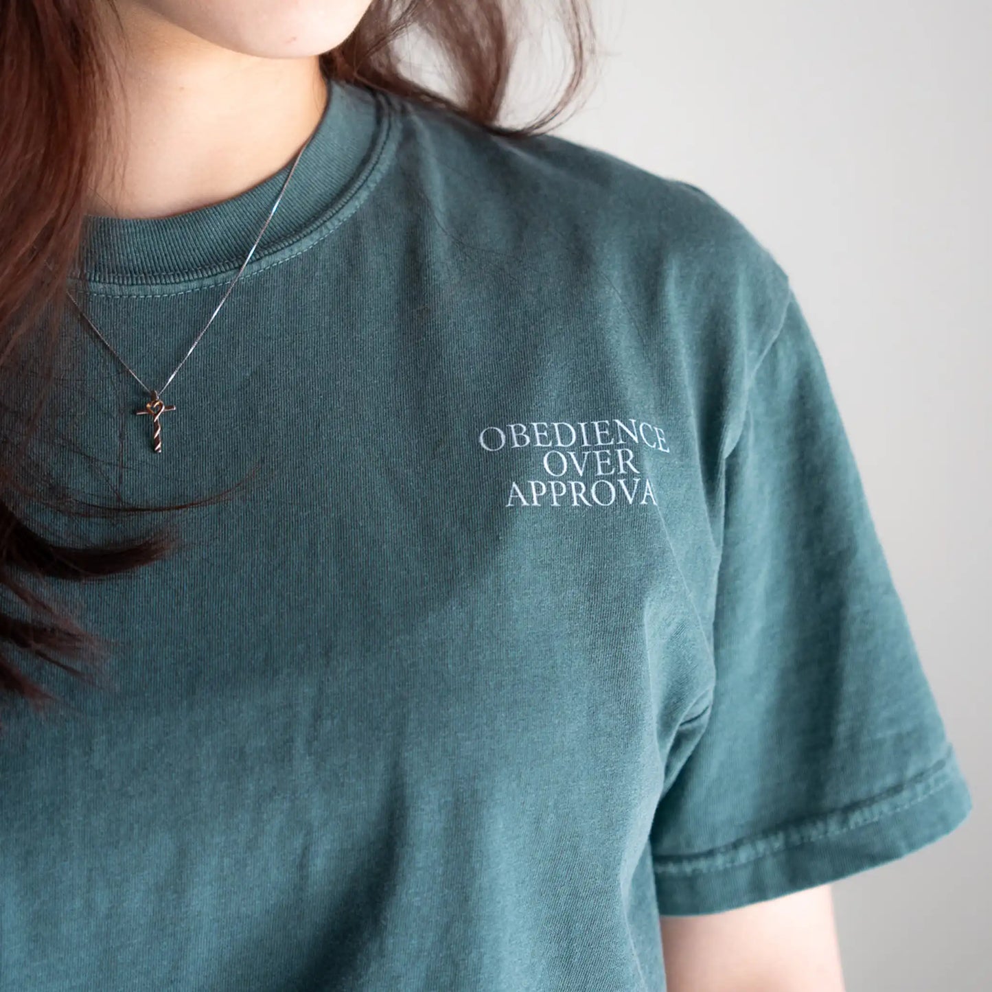 Chapters and Verses Garment Dyed Vintage Obedience over Approval