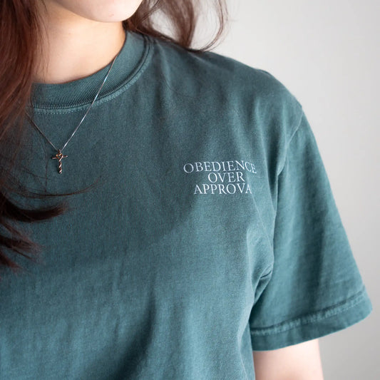 Chapters and Verses Garment Dyed Vintage Obedience over Approval