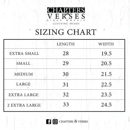 Chapters & Verses Unisex "REDEEMED" Black Shirt